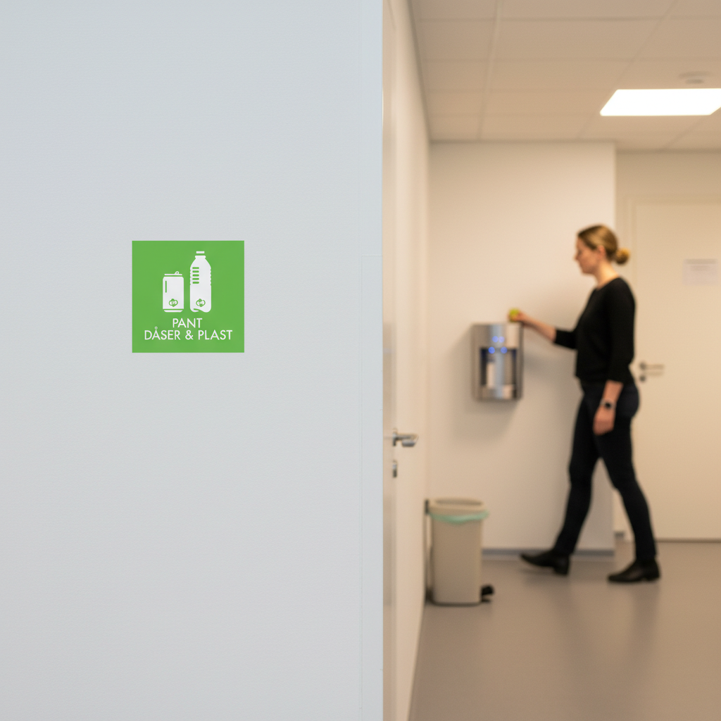 Pant dåser og plast skilt - Dansk Affaldssortering - Billede 5