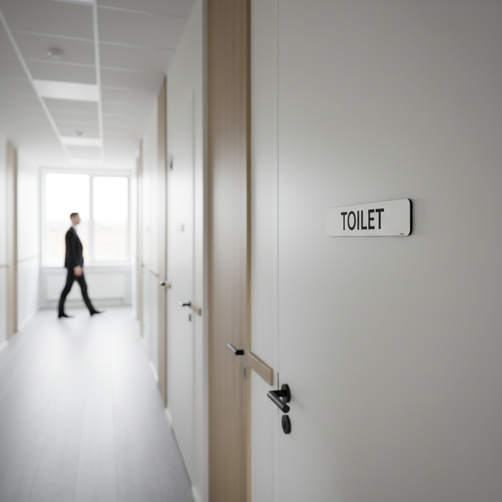 Toilet skilt - Billede 3