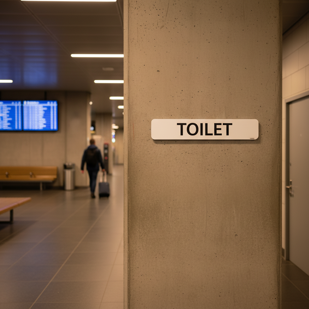 Toilet skilt - Billede 2