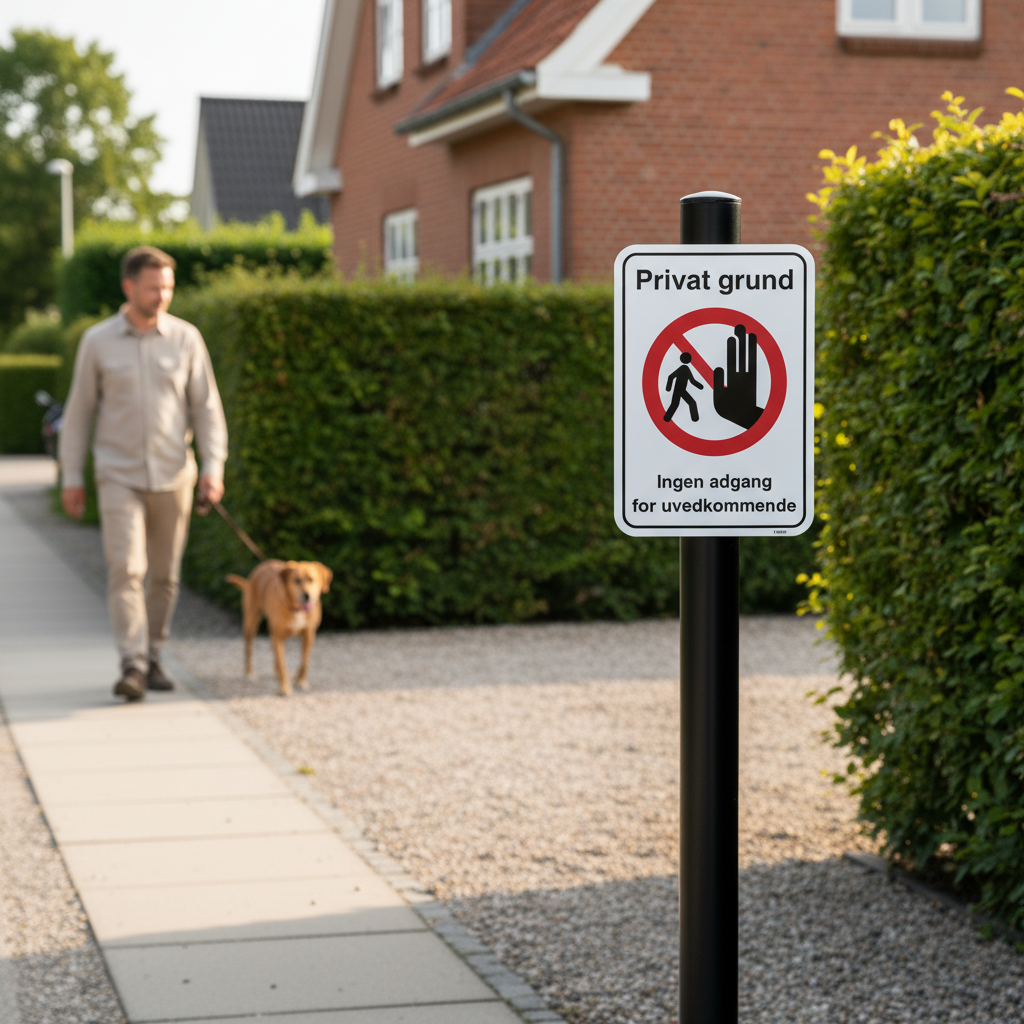 Privat grund Ingen adgang for uvedkommende - Billede 3