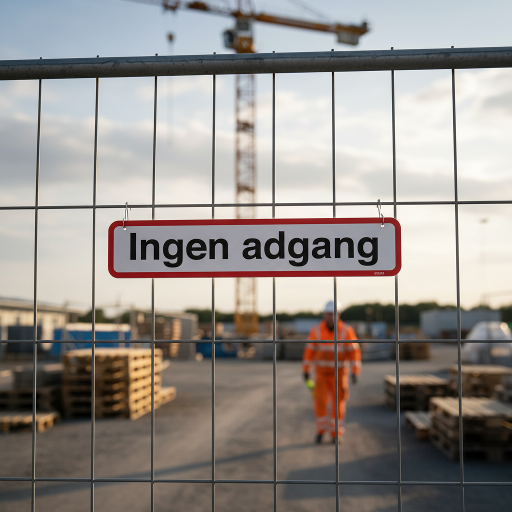 Ingen adgang skilt - Billede 3