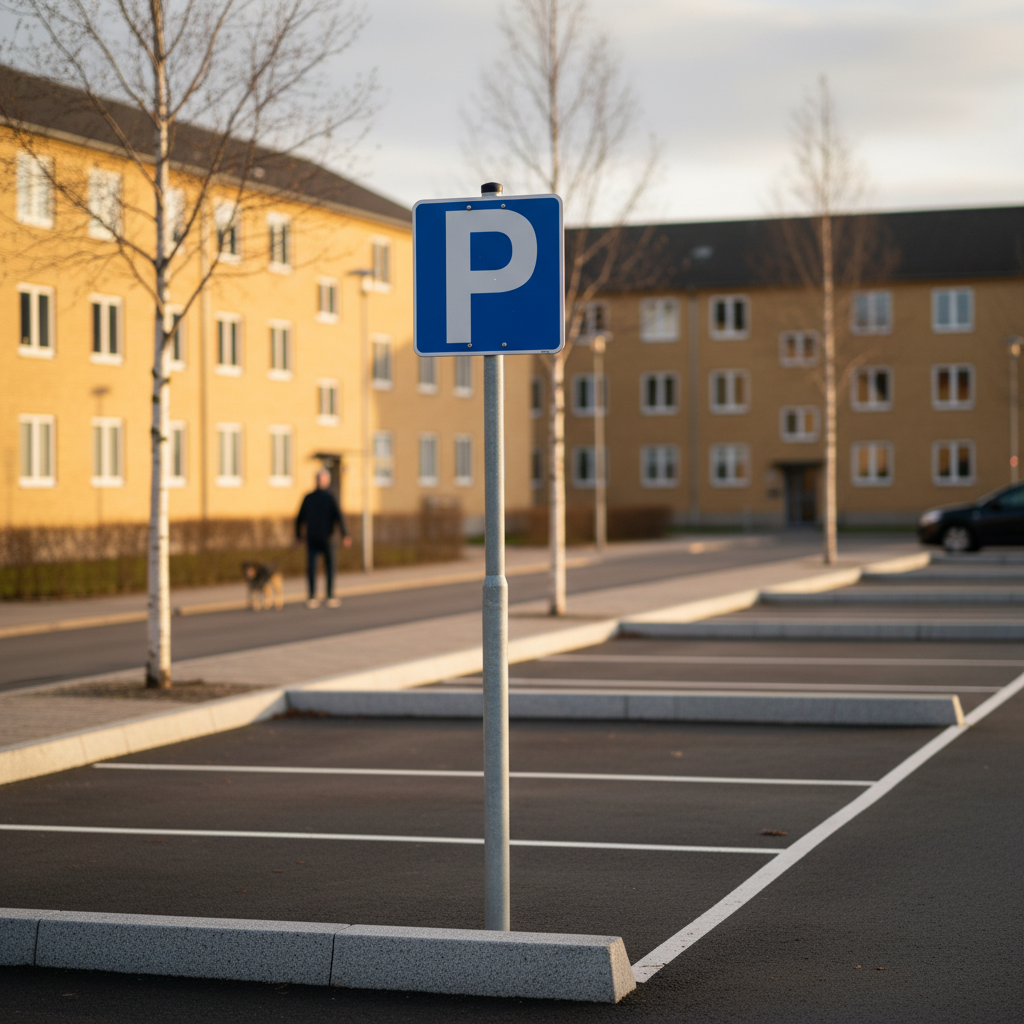 Parkerings skilt P. - Billede 2