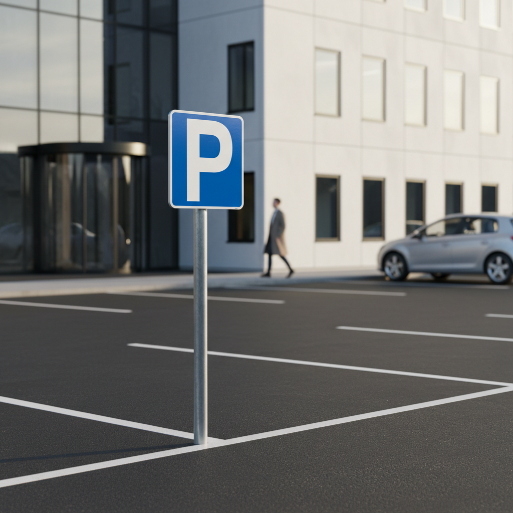 Parkerings skilt P. - Billede 3