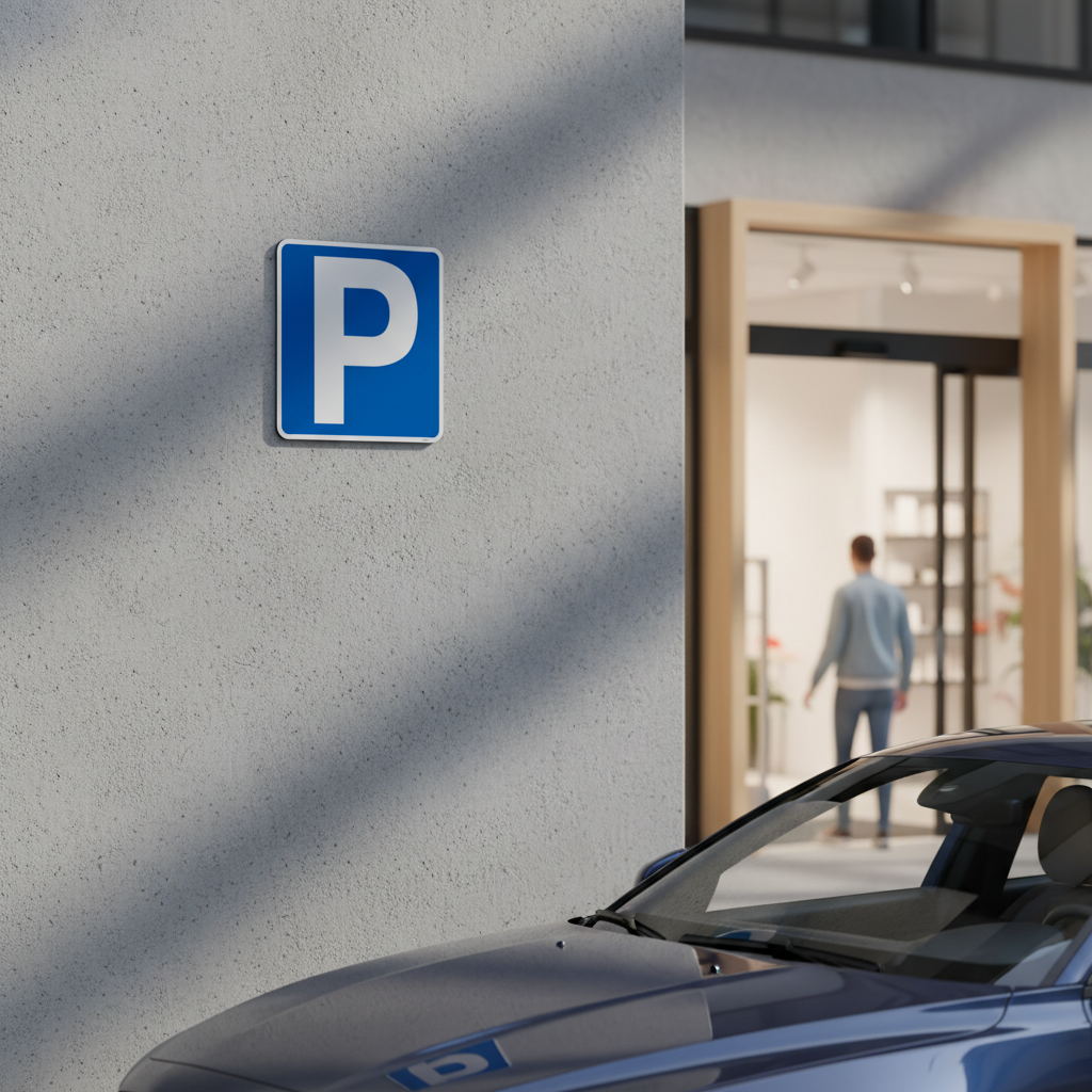 Parkerings skilt P. - Billede 5