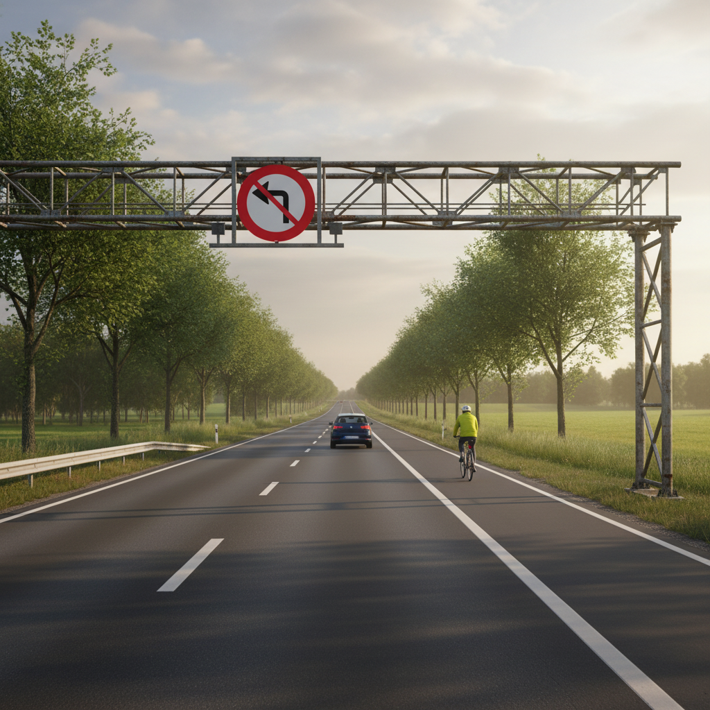 C11,2 - Venstresving forbudt skilt - Billede 2