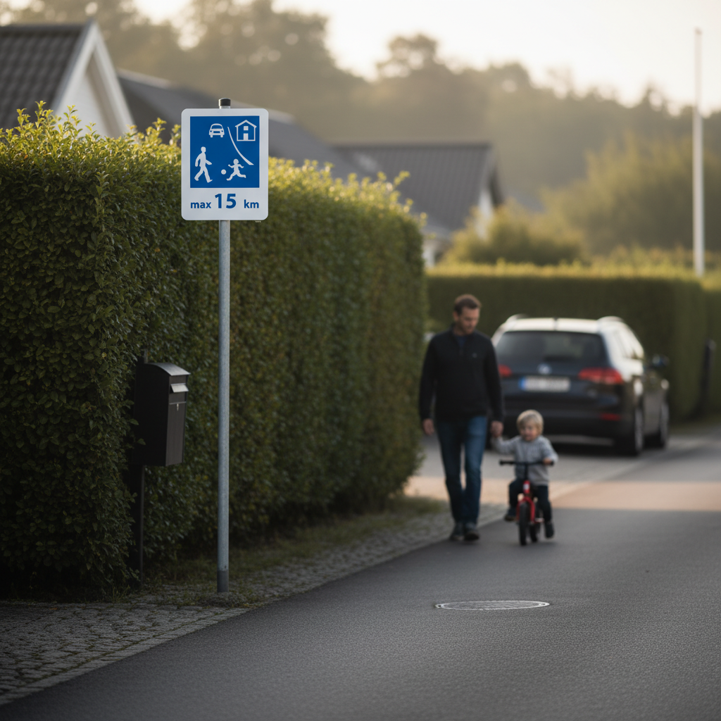 Trafik max 15 km skilt - Billede 4