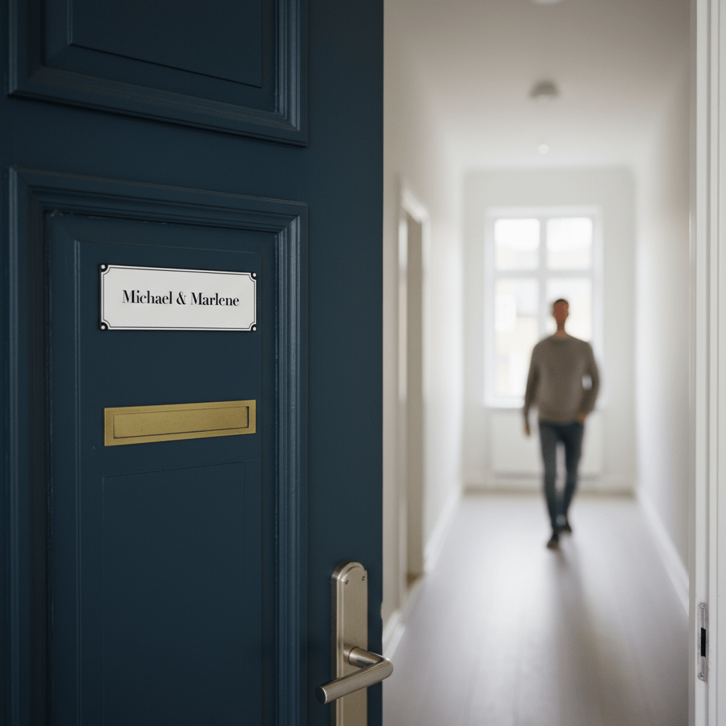 Dørskilt - Nostalgi hvid - Billede 4