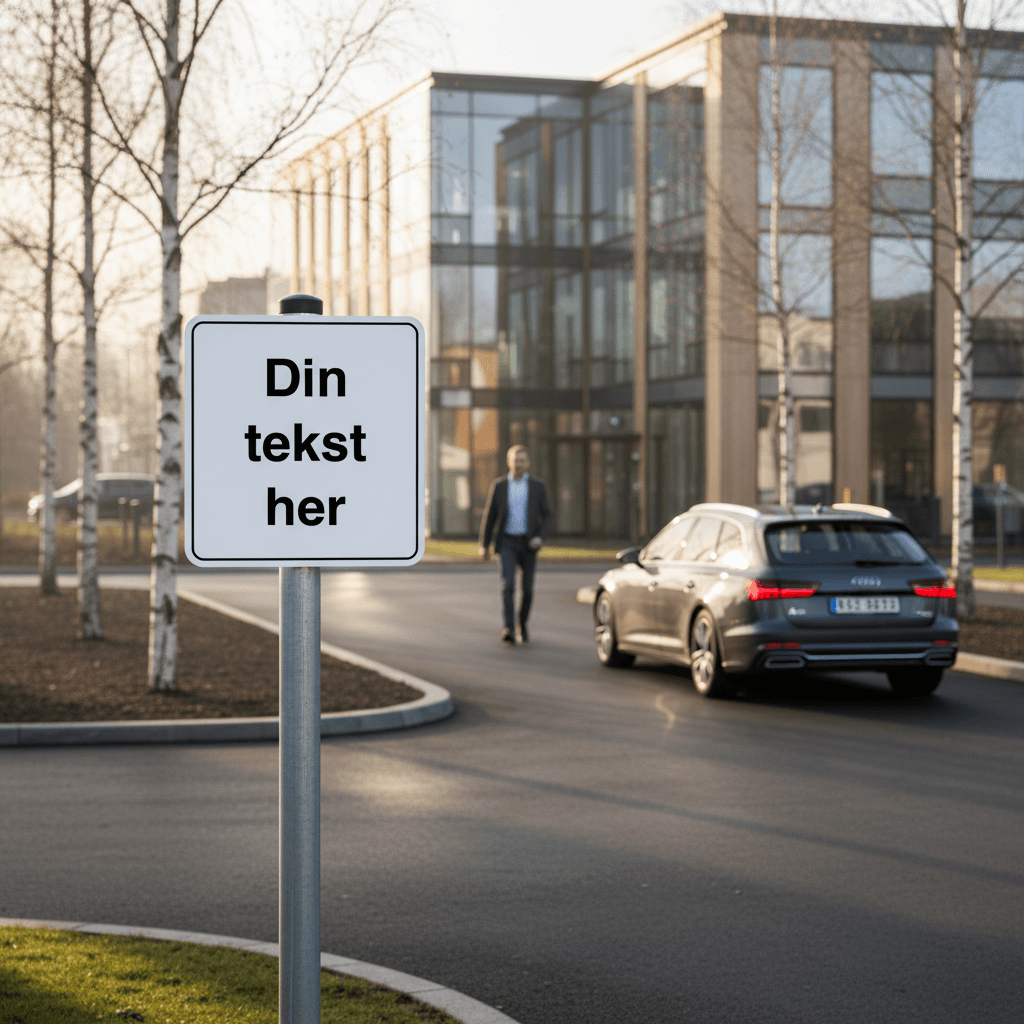 Sort ramme design-selv skilt - Billede 3