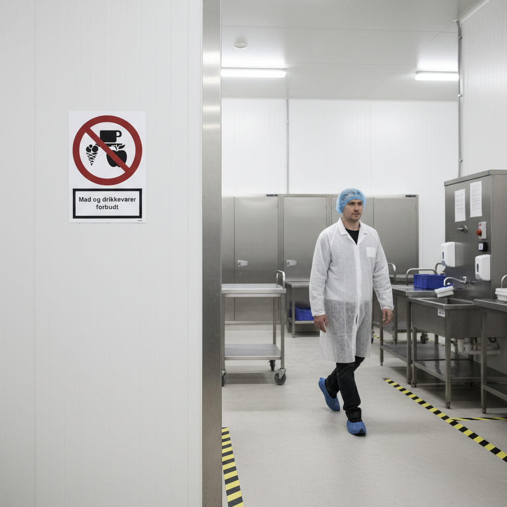 Mad og drikkevarer forbudt skilt - Billede 5