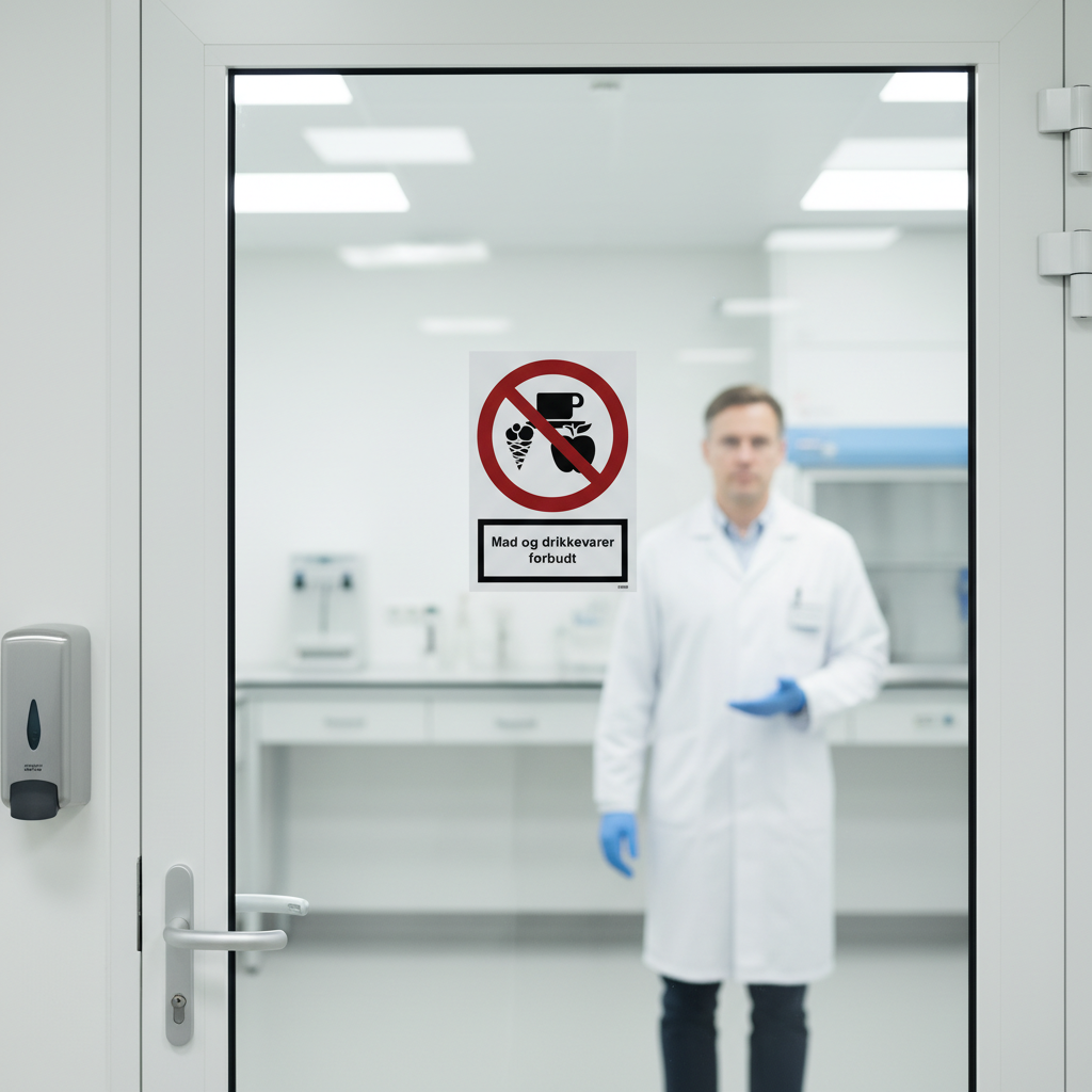 Mad og drikkevarer forbudt skilt - Billede 2