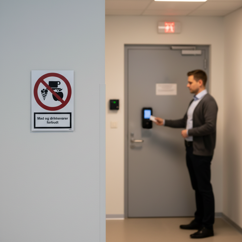 Mad og drikkevarer forbudt skilt - Billede 3