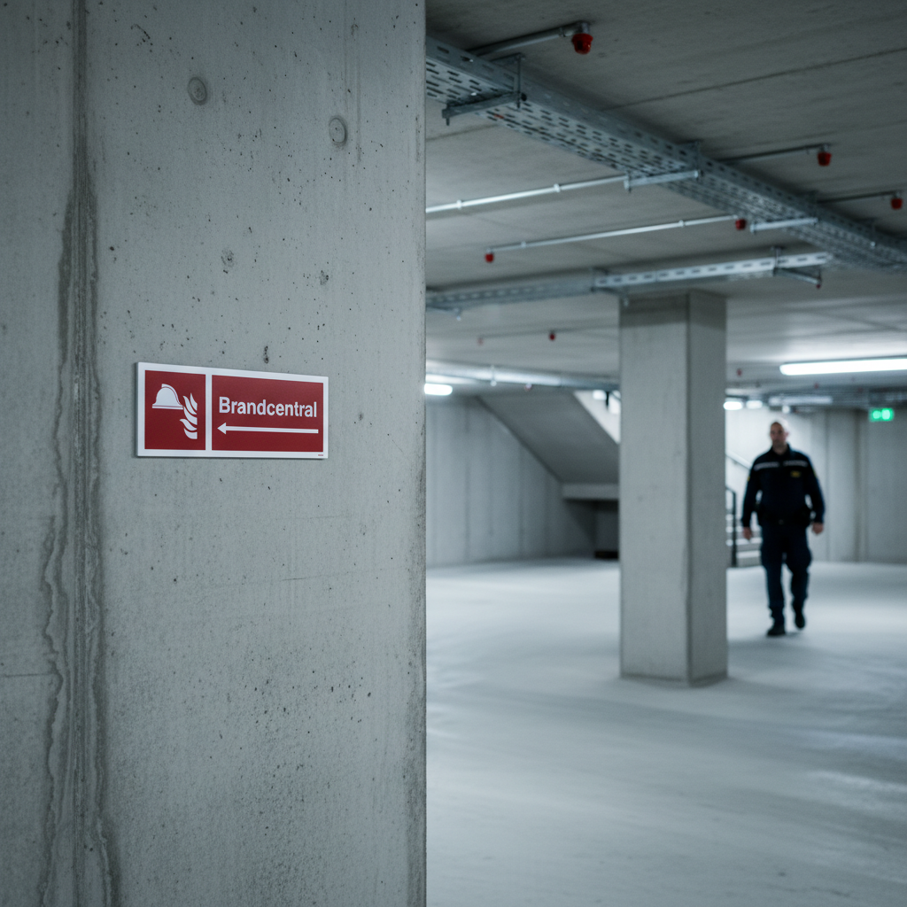 Brandcentral skilt - Billede 3