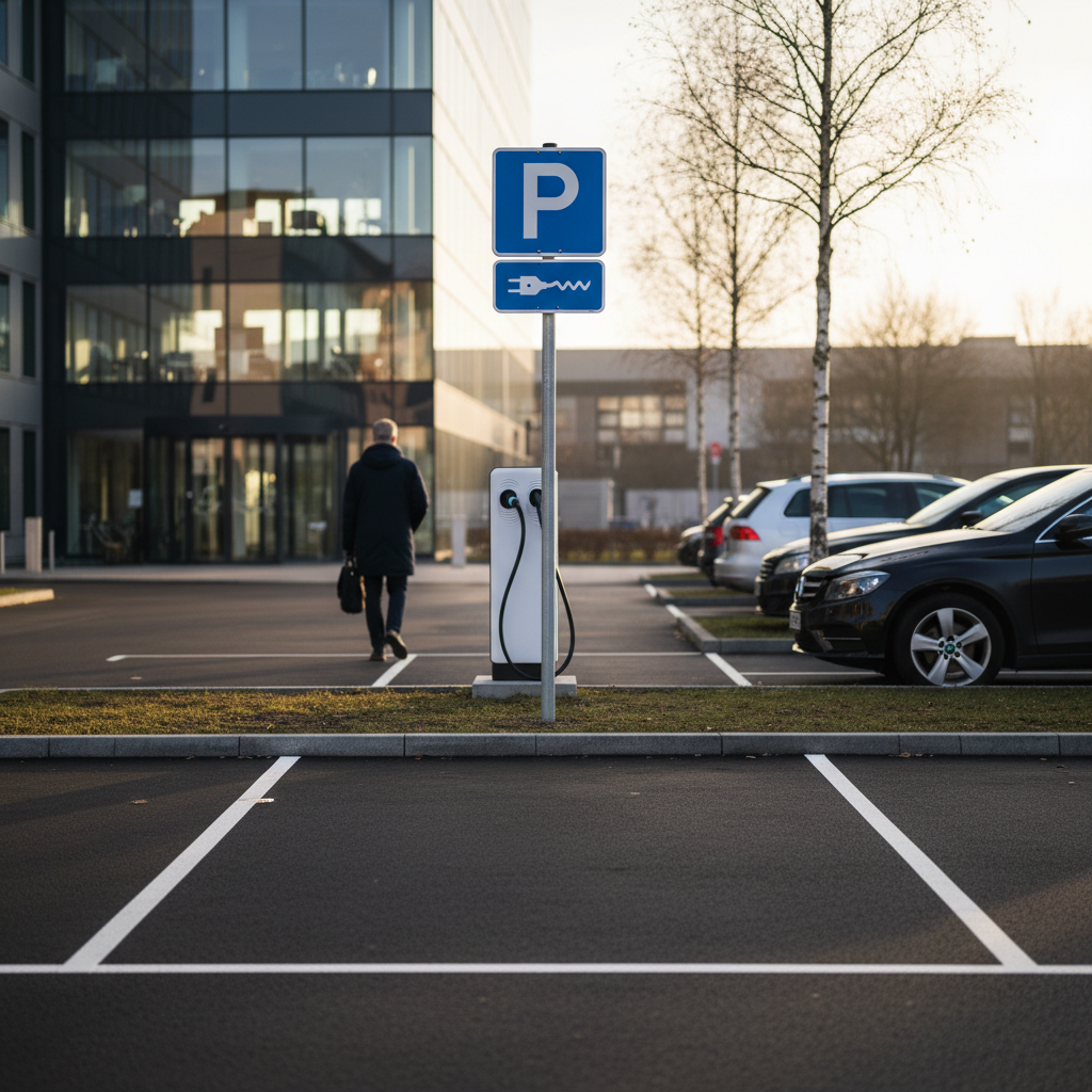 UE33.4 - Reserveret til el-bil skilt - Billede 7