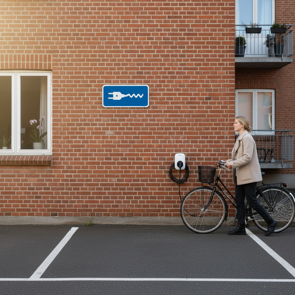 UE33.4 - Reserveret til el-bil skilt - Billede 8