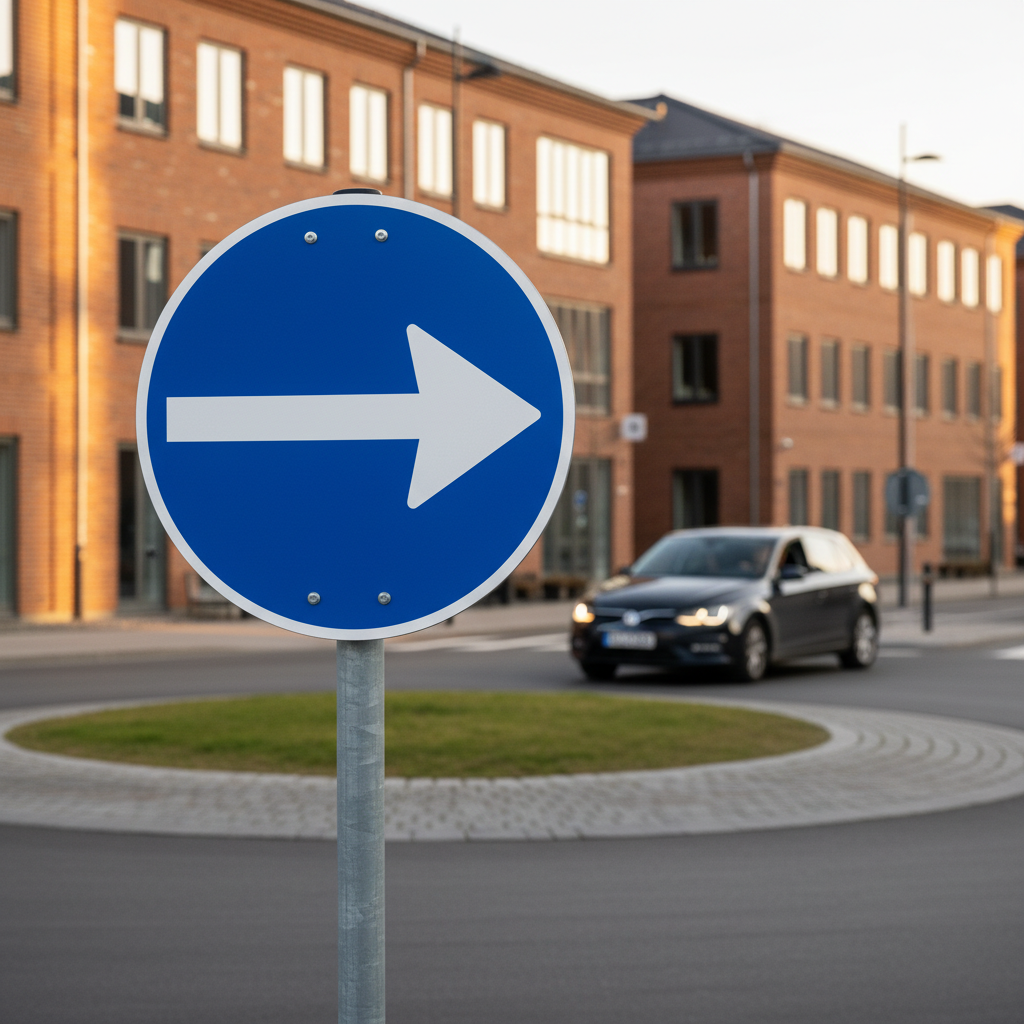 D11.3 Retnings pil skilt - Billede 2