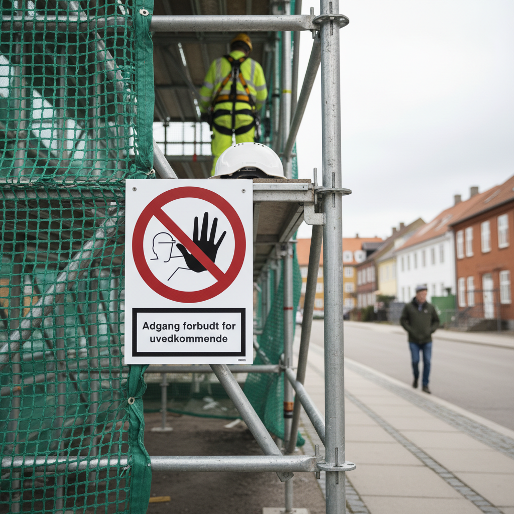Adgang forbudt for uvedkommende skilt - Billede 4