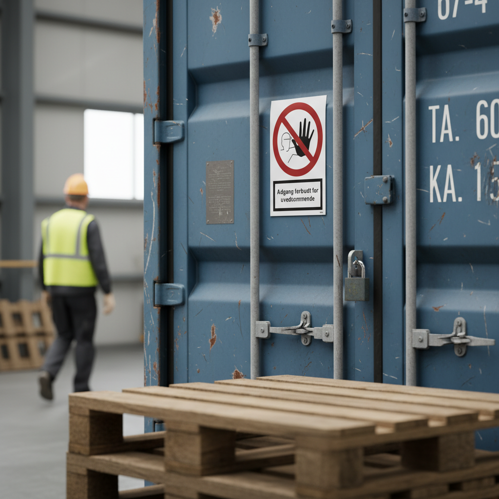 Adgang forbudt for uvedkommende skilt - Billede 5