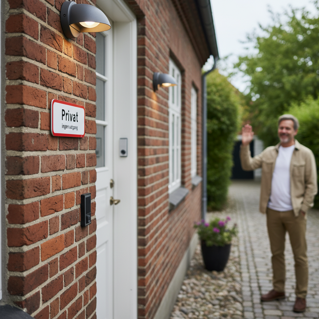 Privat ingen adgang skilt - Billede 3