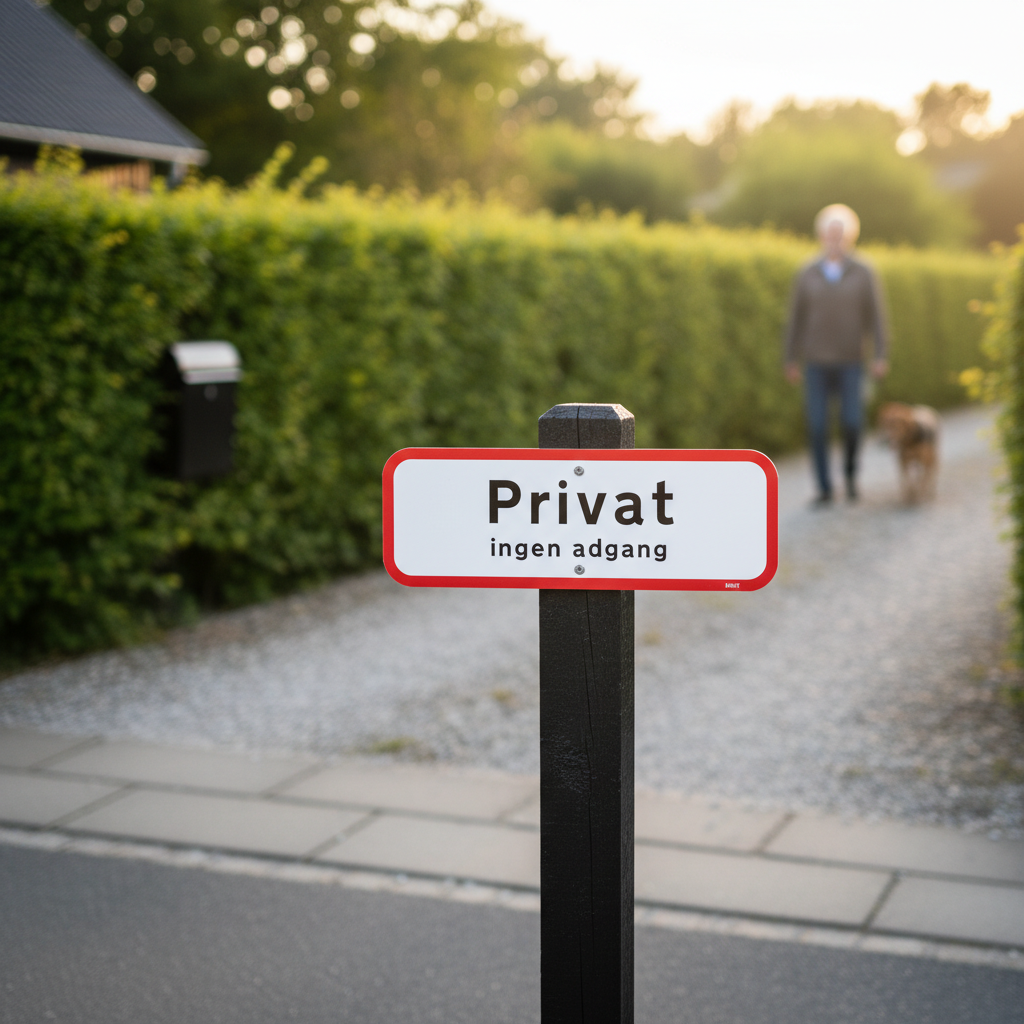 Privat ingen adgang skilt - Billede 4
