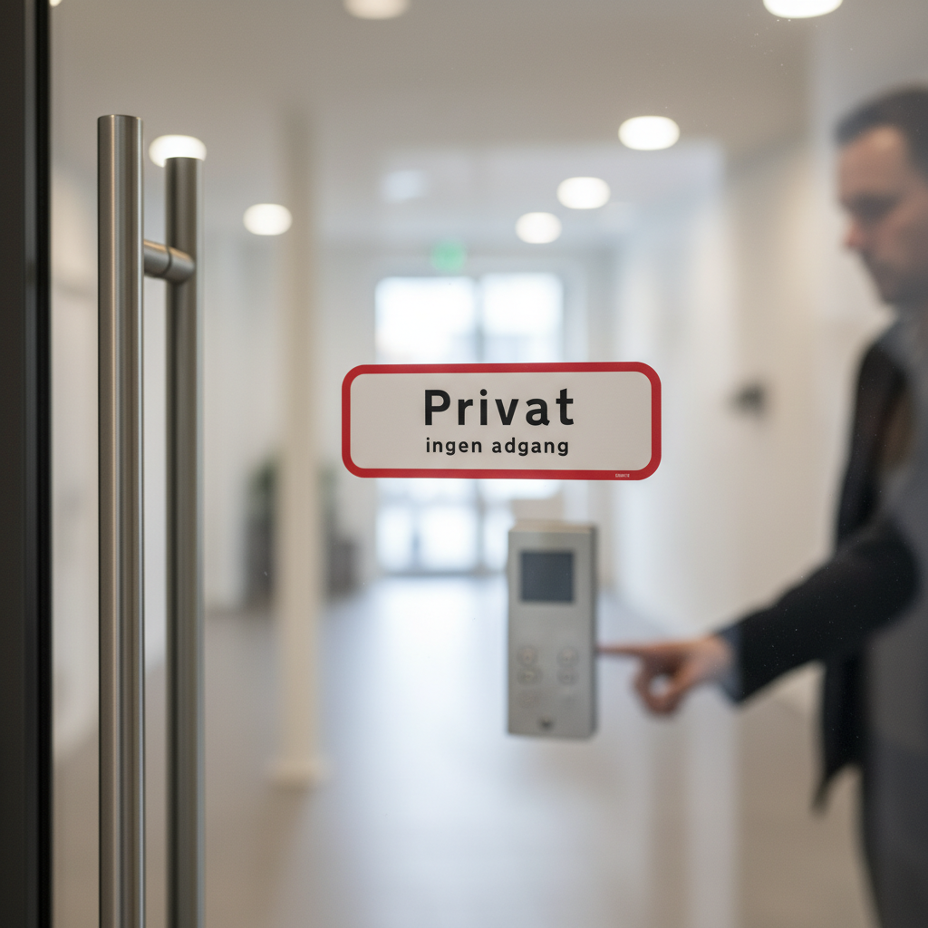 Privat ingen adgang skilt - Billede 2