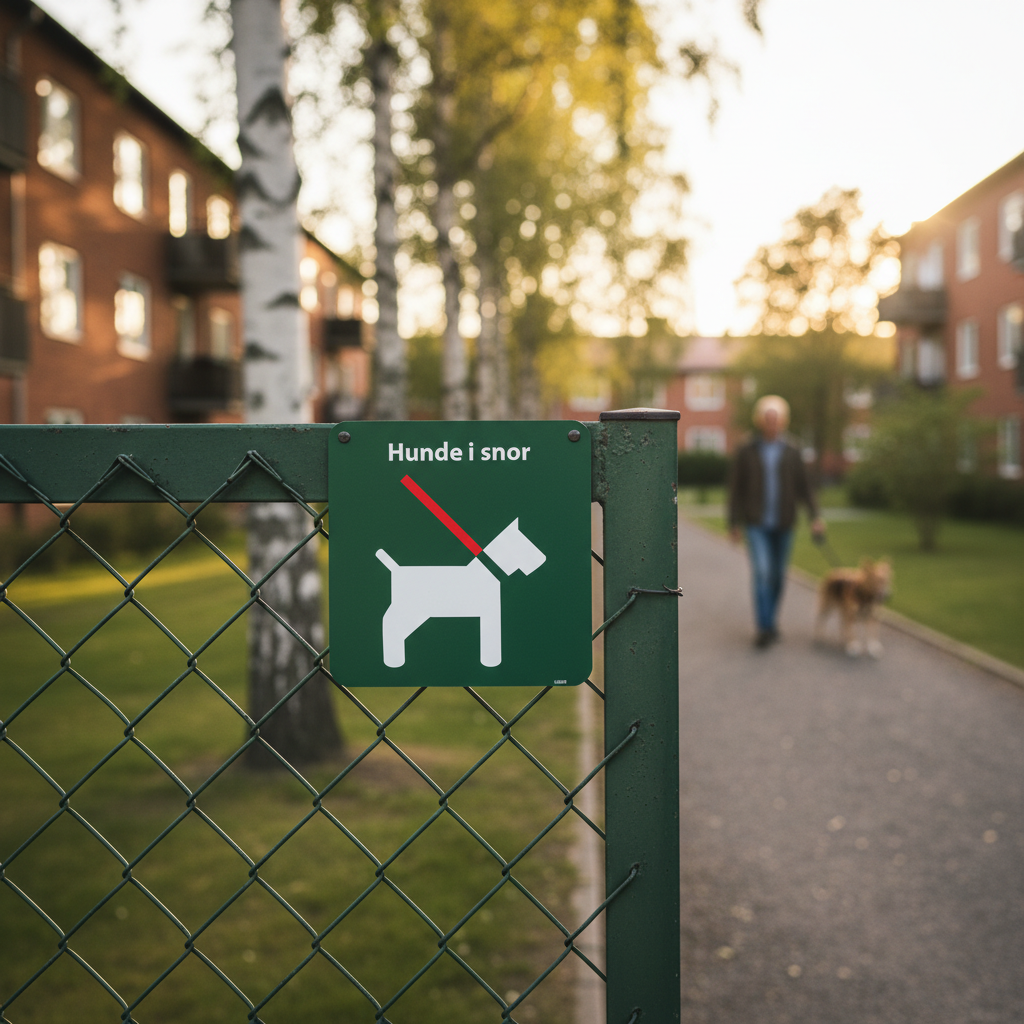 Hunde i snor skilt - Billede 5