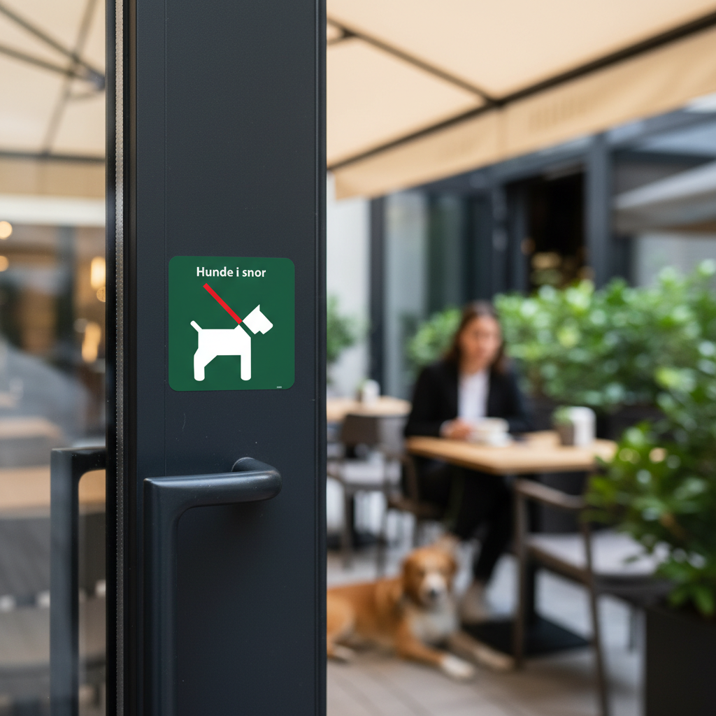 Hunde i snor skilt - Billede 4