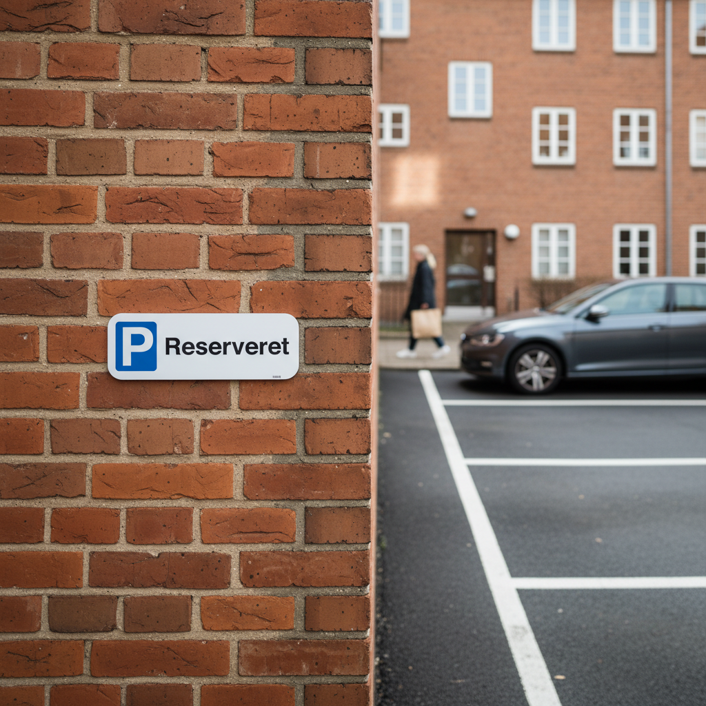 P Reserveret skilt - Billede 2