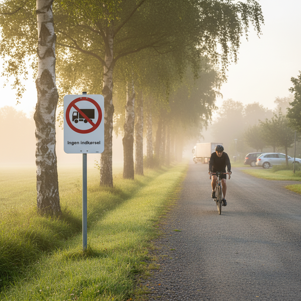 Ingen indkørsel skilt - Billede 2