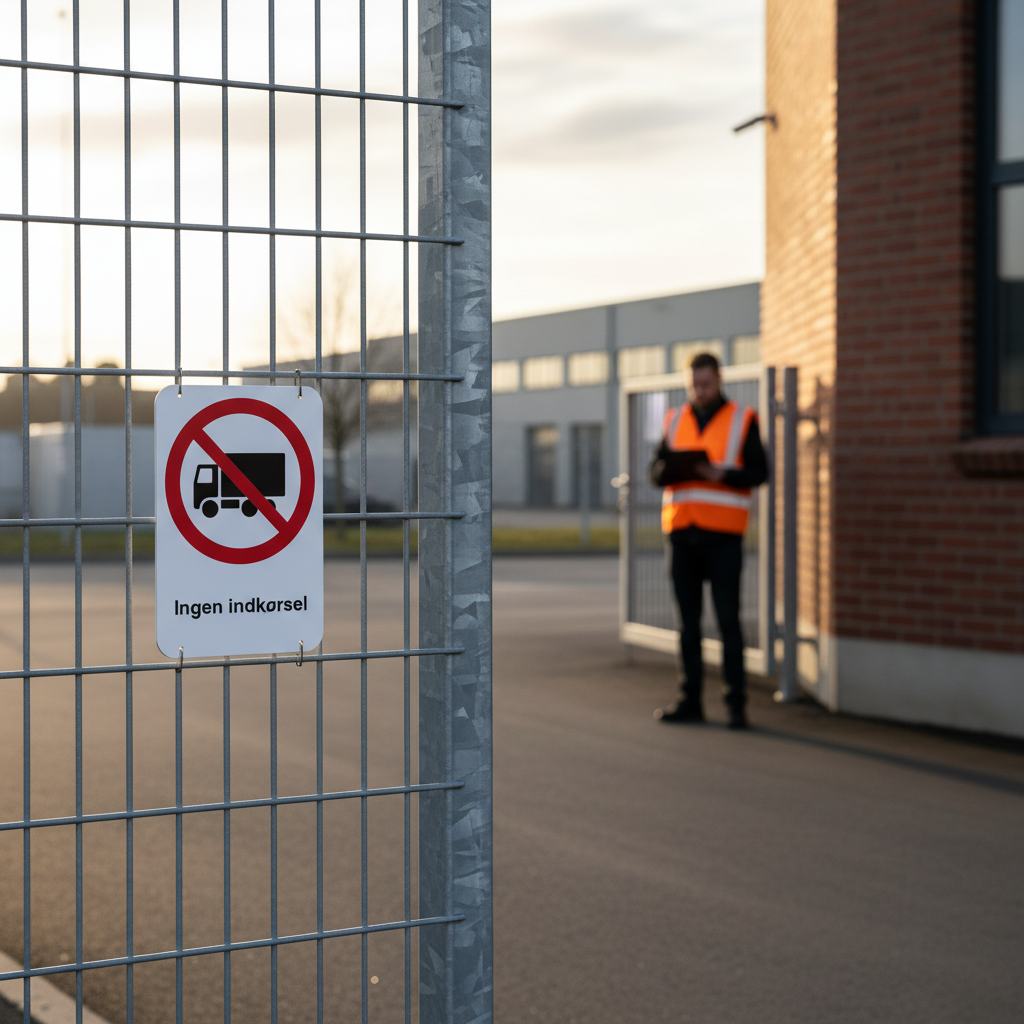 Ingen indkørsel skilt - Billede 4