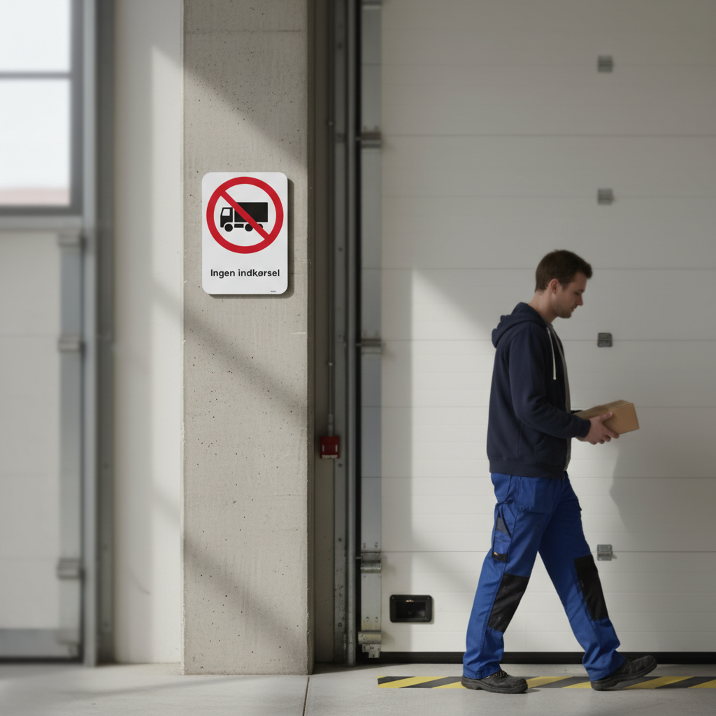 Ingen indkørsel skilt - Billede 3