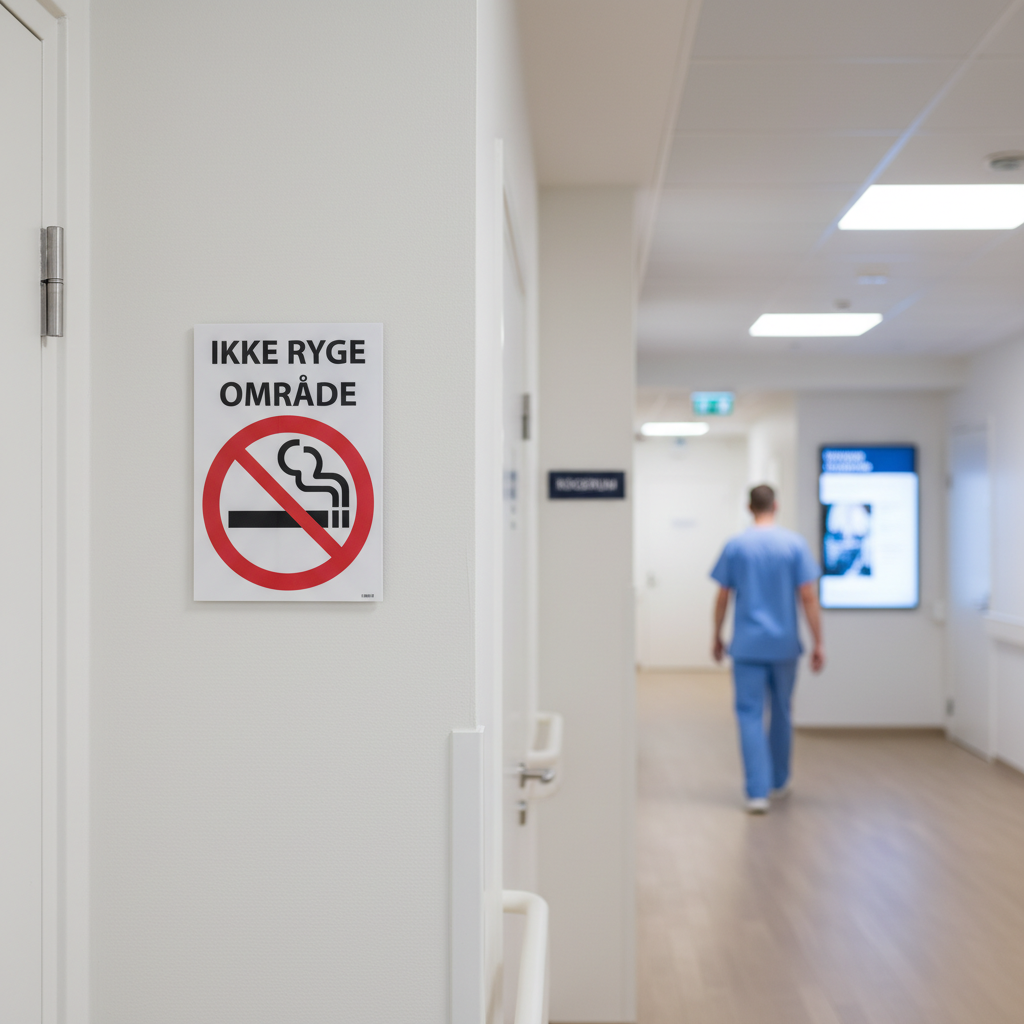 Ryge skilt - Ikke ryger område - Billede 2
