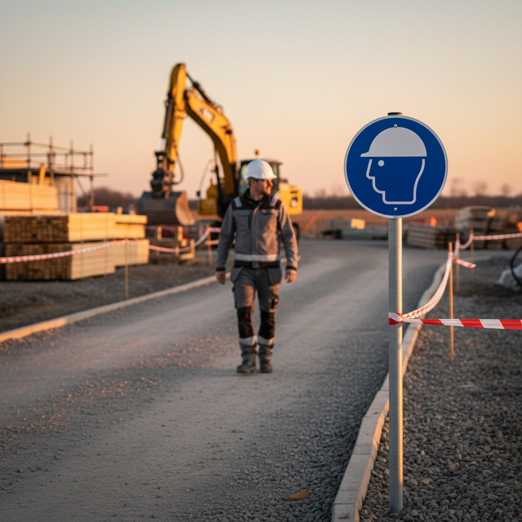M014 Hovedværn påbudt skilt - Billede 4