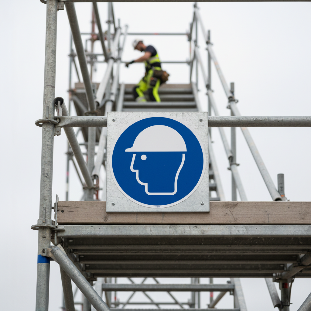 M014 Hovedværn påbudt skilt - Billede 3