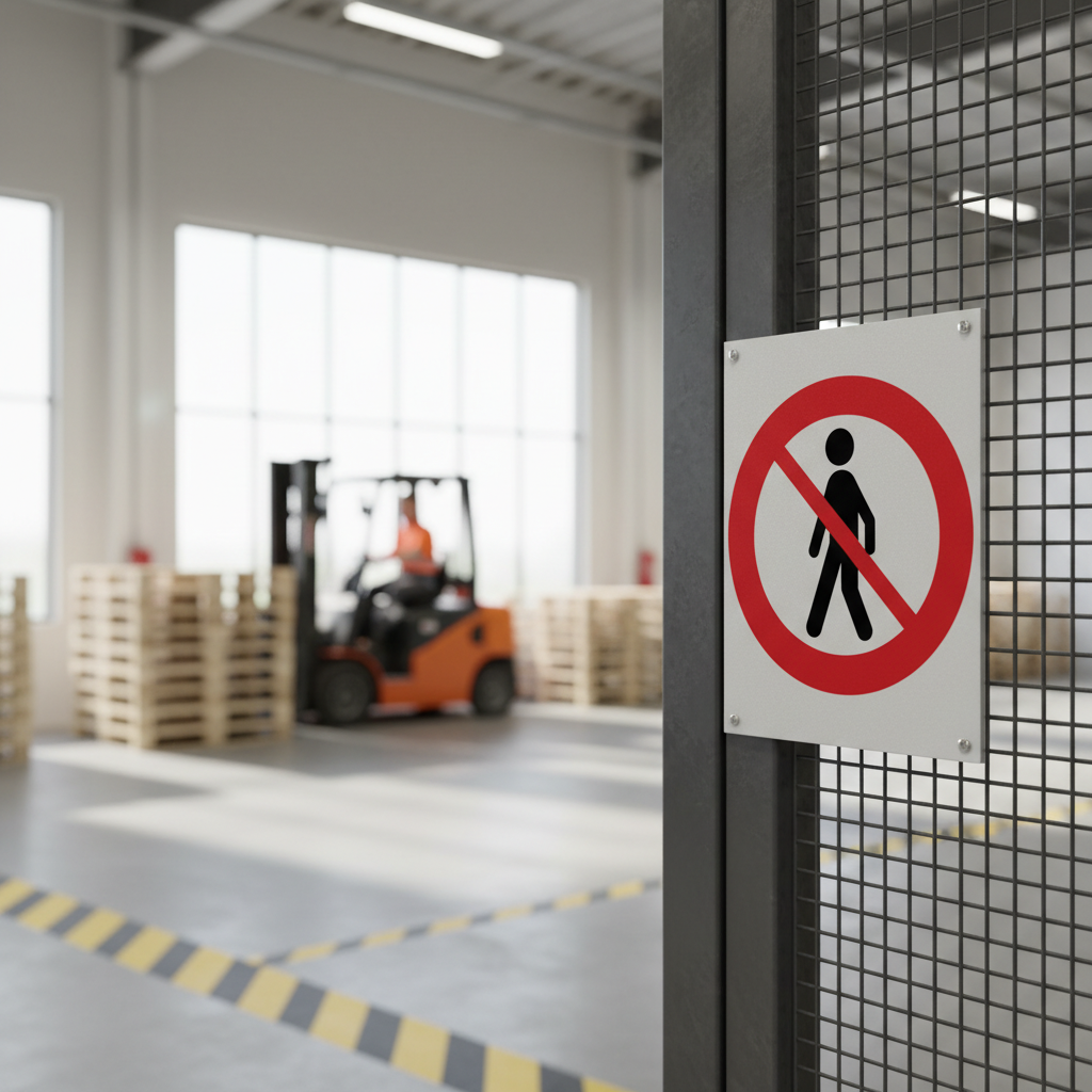 C26,2 - Fodgængere forbudt skilt - Billede 2