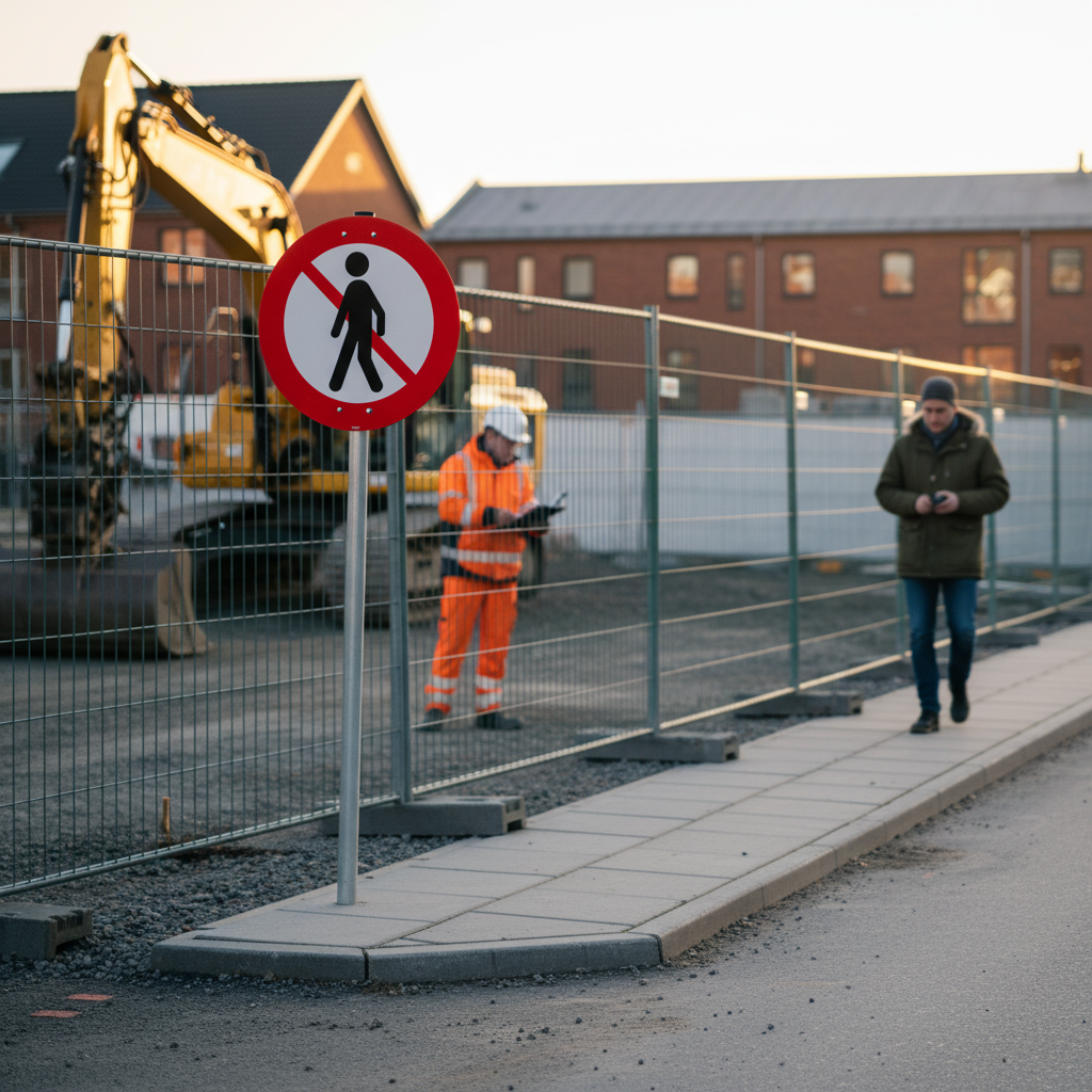 C26,2 - Fodgængere forbudt skilt - Billede 3