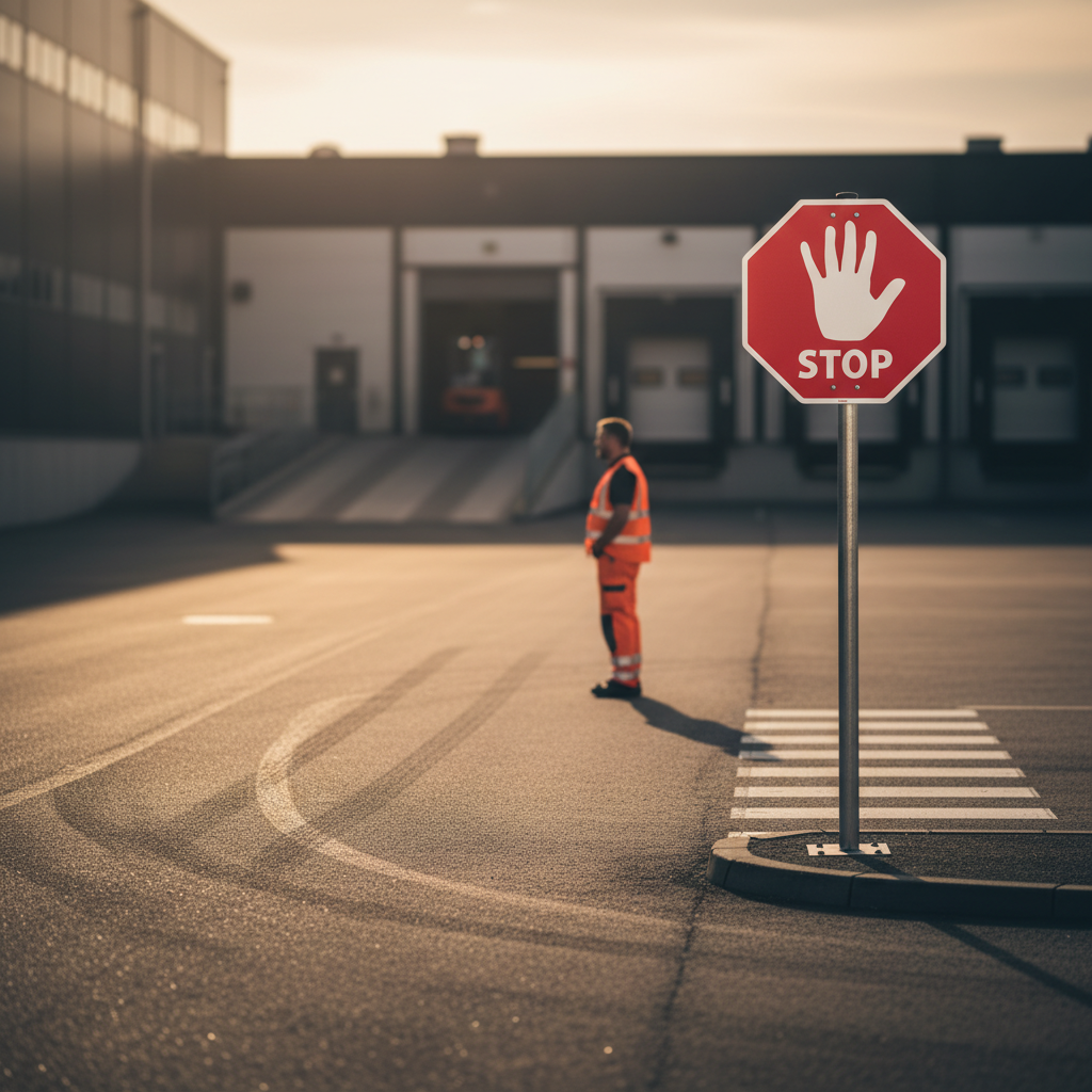 Stop skilte med hånd - Billede 4