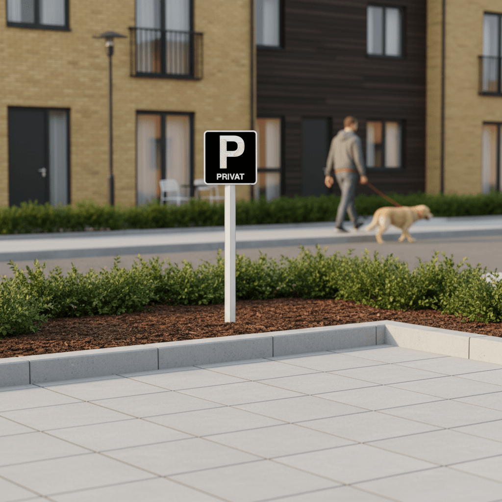 Privat parkeringsskilt - Billede 3