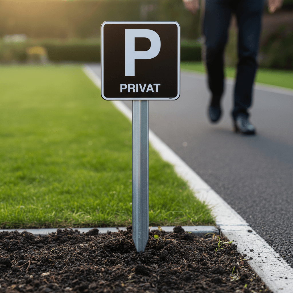 Privat parkeringsskilt - Billede 4