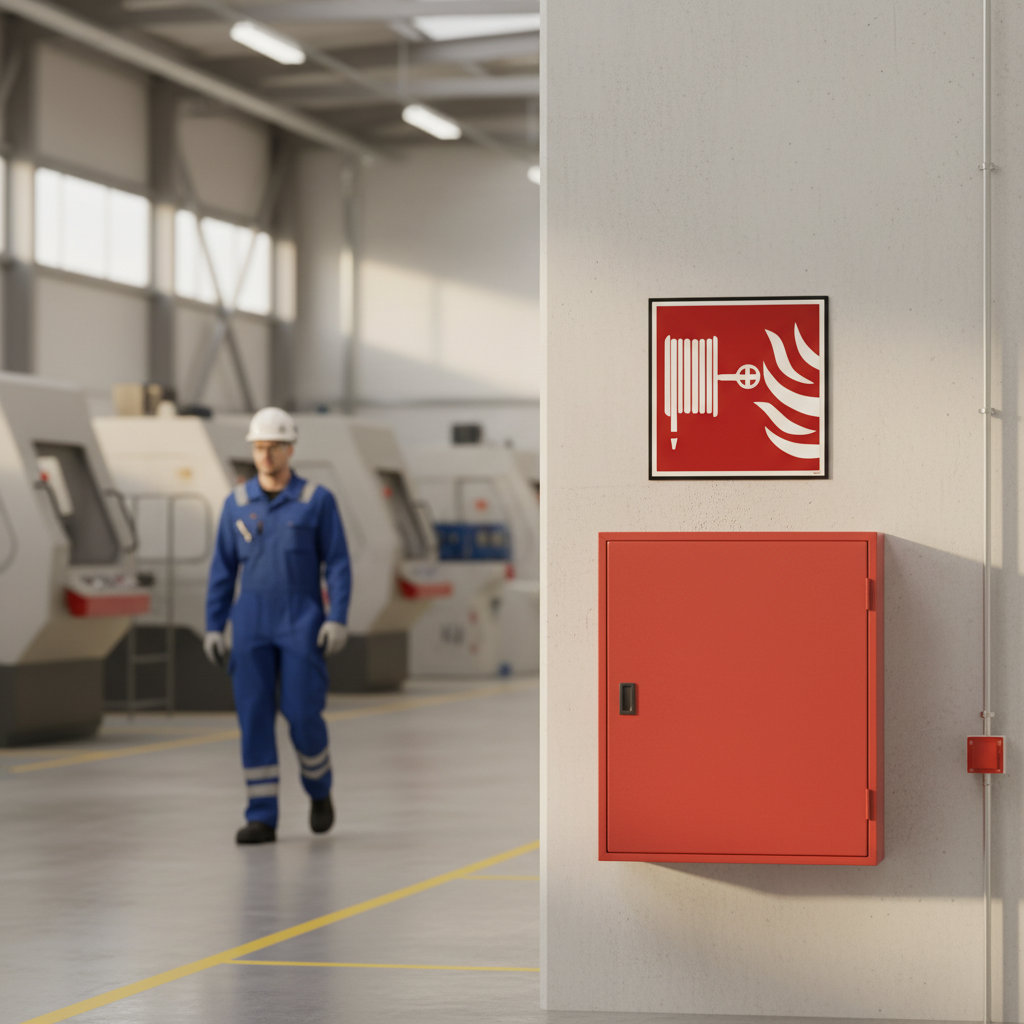 Brandslange ild skilt - Billede 2