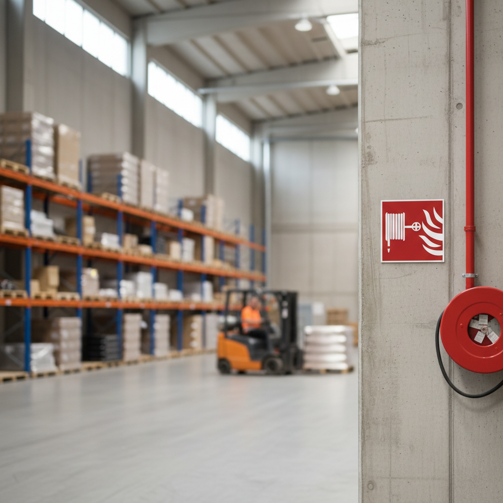 Brandslange ild skilt - Billede 5