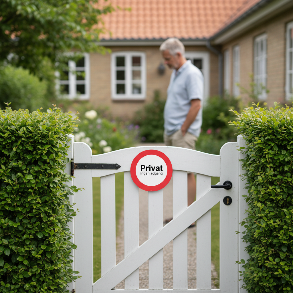 Privat ingen adgang forbudt,  skilt - Billede 5