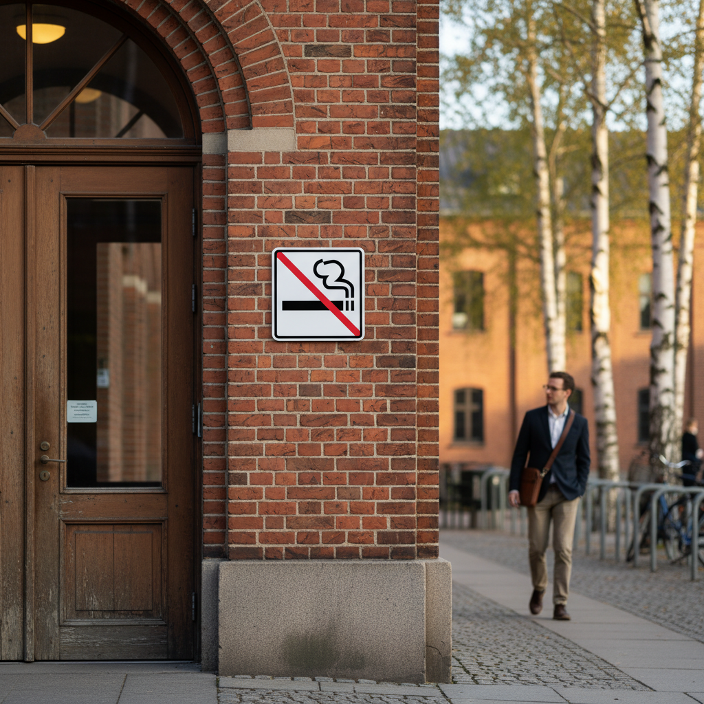 Rygning forbudt piktogram skilt - Billede 3