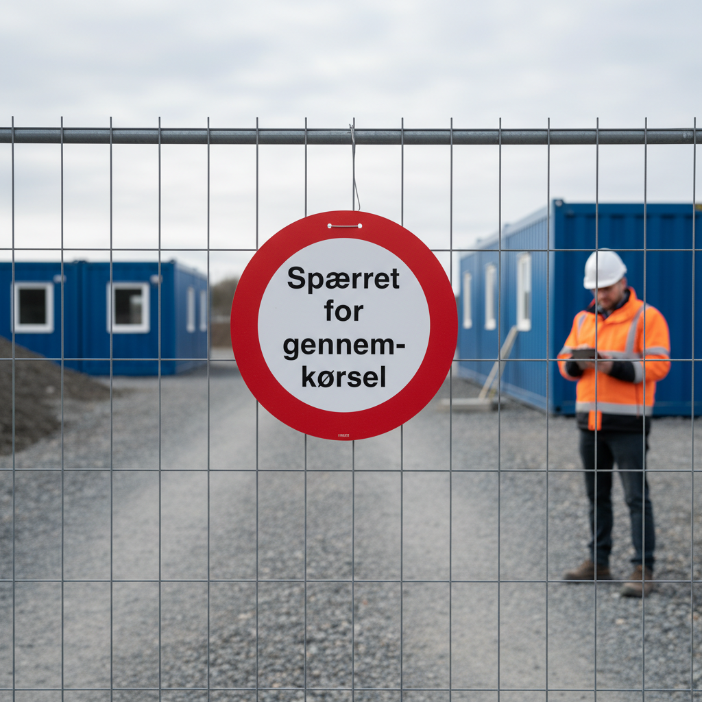 Spærret for gennemkørsel skilt - Billede 5