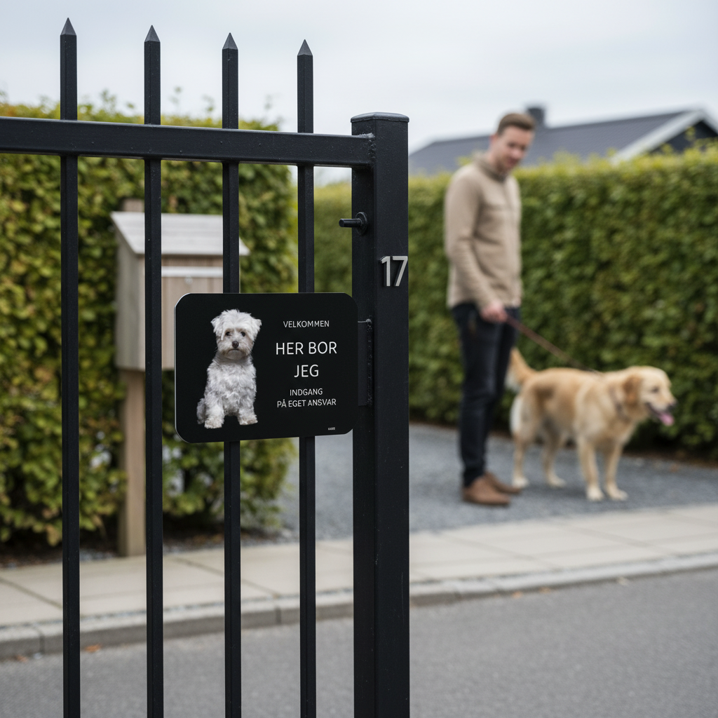 Her bor jeg skilt hund Malteser - Billede 4