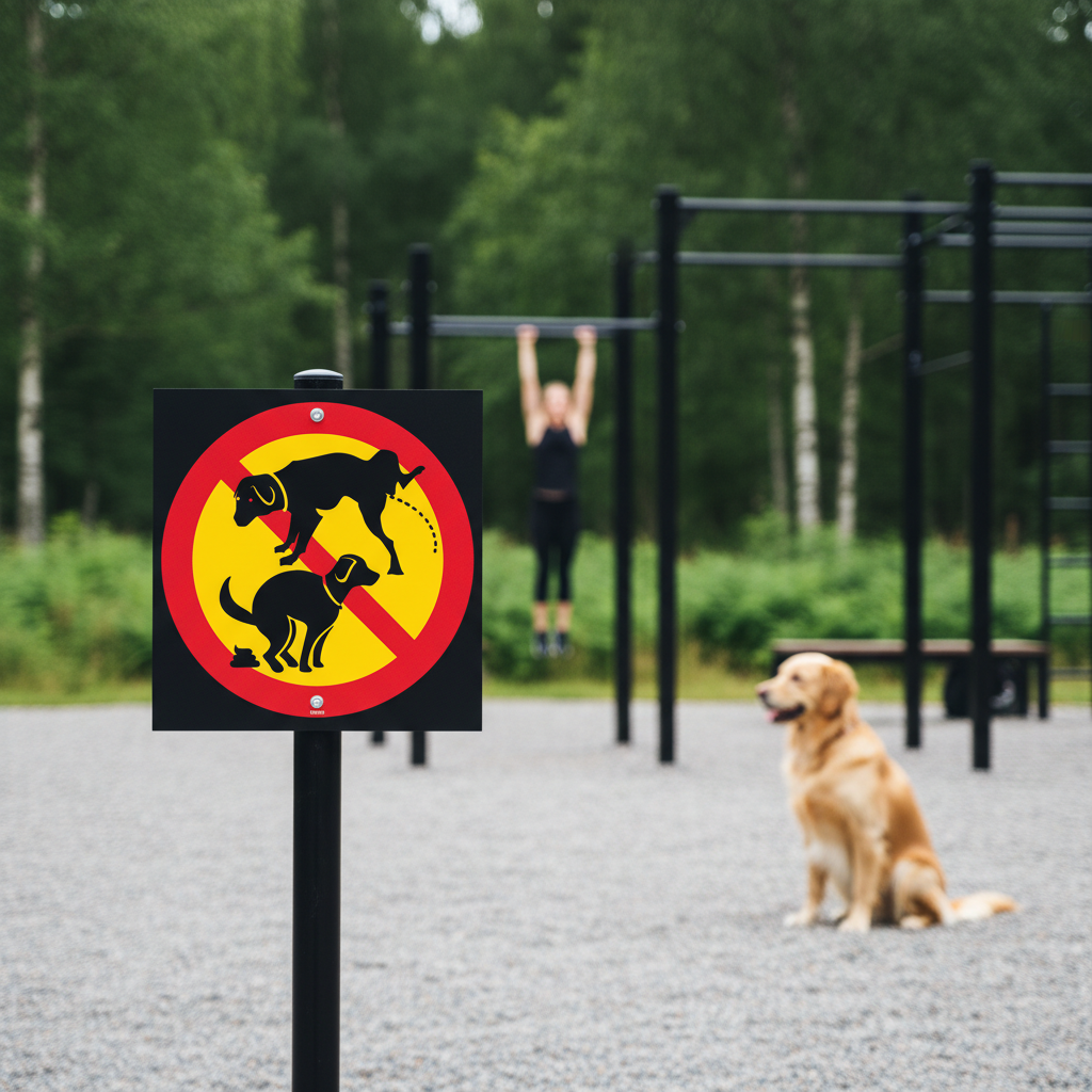 Hundelorte og tisse forbudt skilt - Billede 3