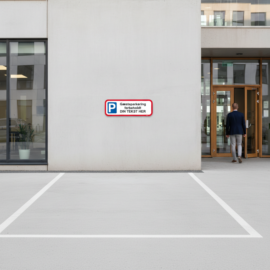 Parkering er forbeholdt beboere på dit vejnavn skilt - Billede 5