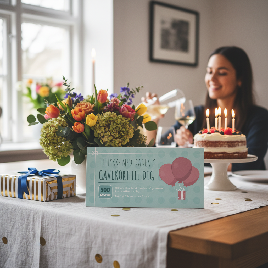 Gavekort fødselsdag balloner - Billede 2
