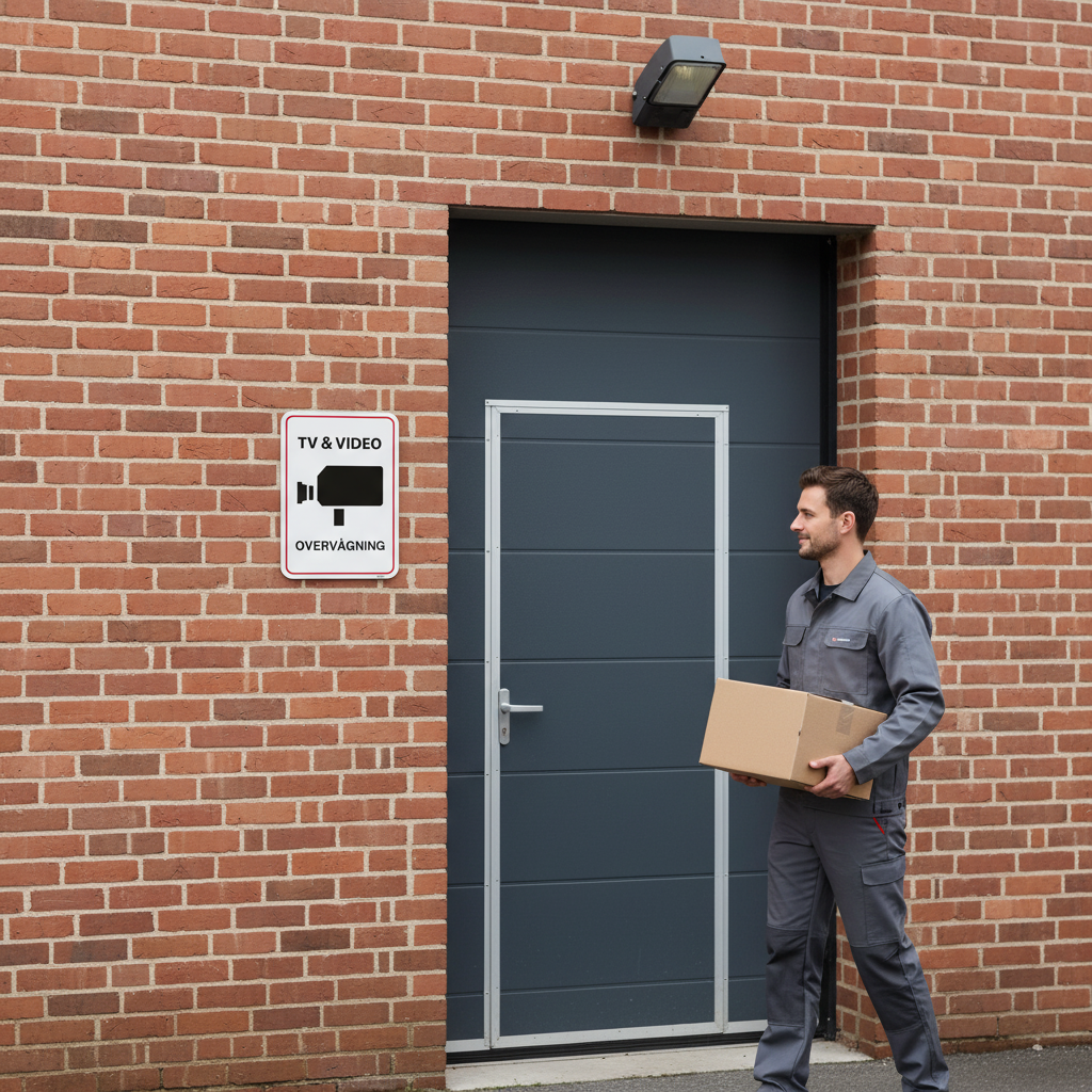 TV&Video overvågning skilt - Billede 4