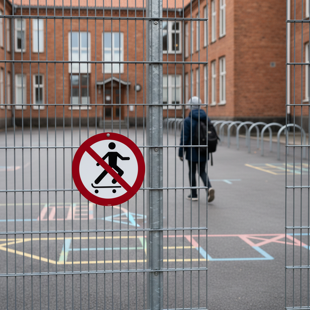 Skating forbudt skilt - Billede 2