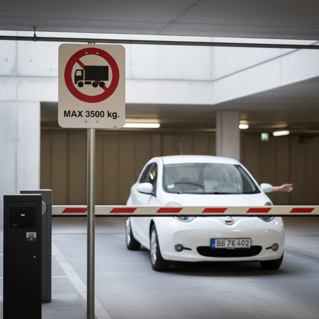 Lastbil forbud max3500 kg skilt - Billede 3
